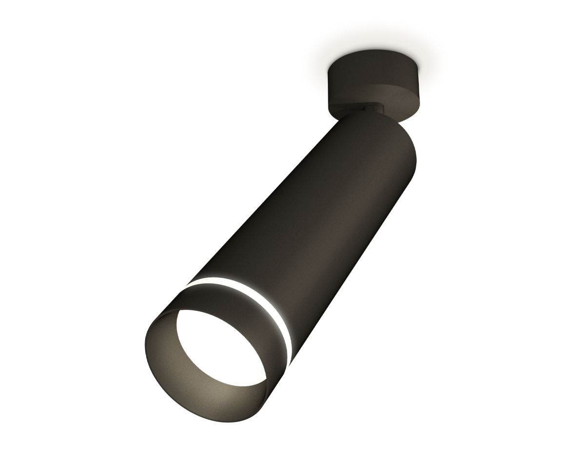 Комплект поворотного светильника XM6356003 SBK/FR черный песок/белый матовый MR16 GU5.3 (A2210, C635