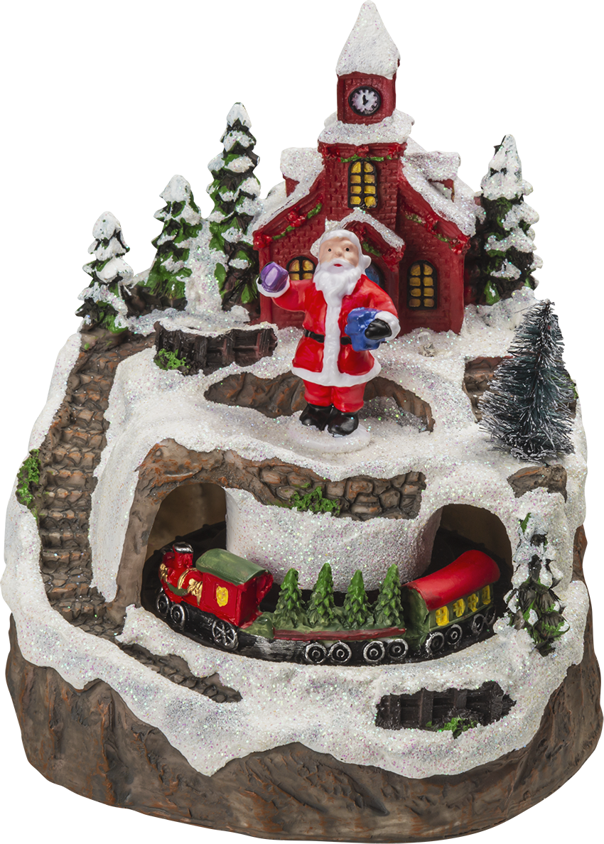 Светильник Navigator 95 075 NSL-60 (музыкальный - Дед мороз и новогодний поезд)