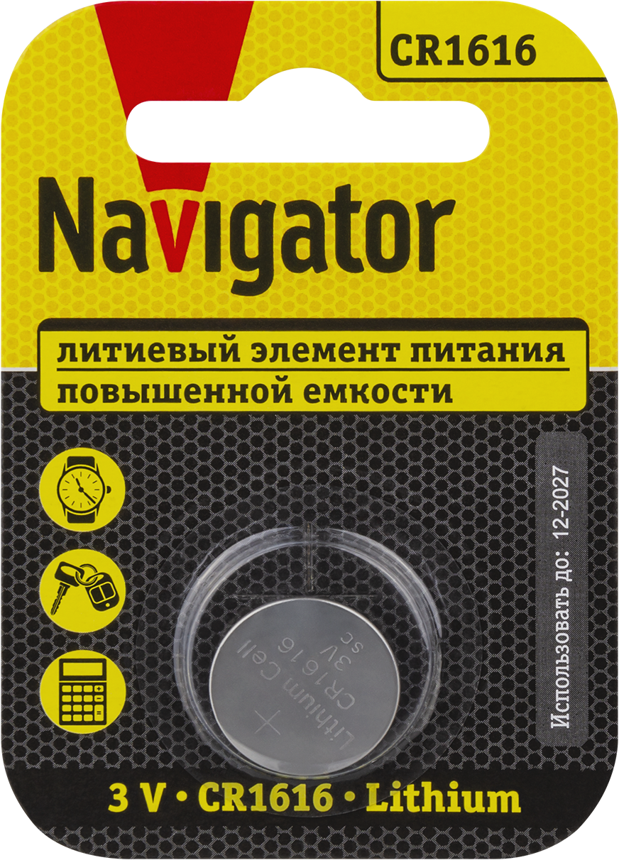 Элемент питания Navigator 93 826 NBT-CR1616-BP1