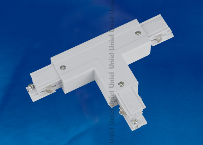 UBX-A31 SILVER 1 POLYBAG Соединитель для шинопроводов Т-образный. Правый. Внешний. Трехфазный. Цвет