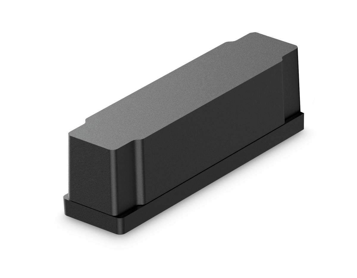 Короб для проводов в накладной шинопровод Magnetic Ultra Slim GV1275 BK черный 100*26*29