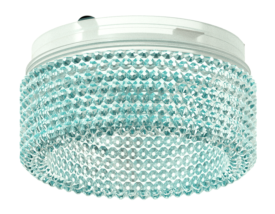 Насадка передняя N6153 BL голубой D60*H25mm Out20mm MR16 (для корпуса светильника)