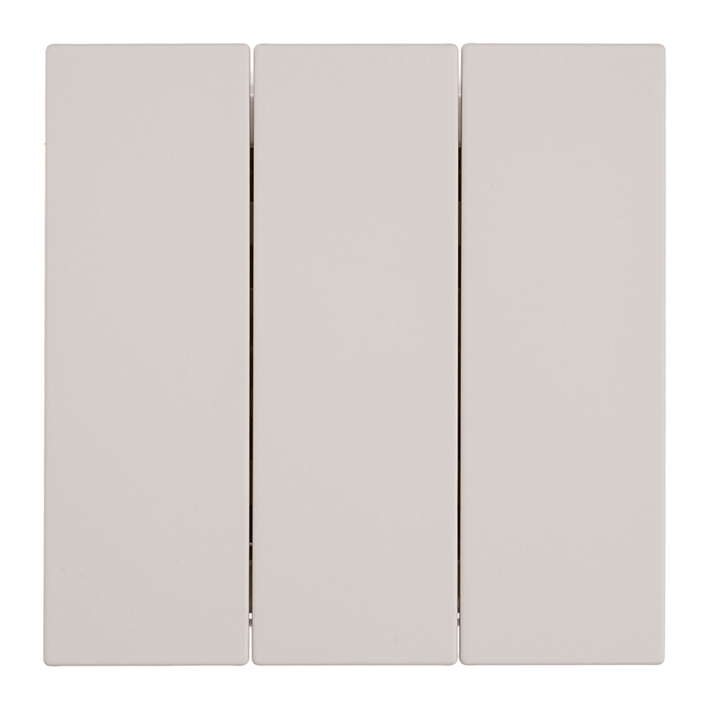 Выключатель 3-клавишный (механизм), 250В, 10А, серия Мия, RSW10-3108-08,  пудровый жемчуг