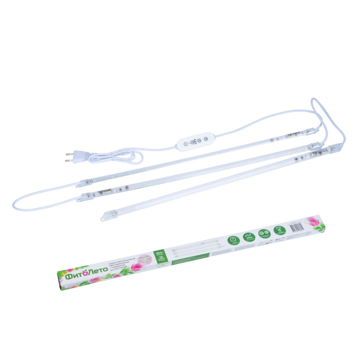 ULZ-P03-10W/SPLE/TM IP65 CLEAR KIT03 Светильник для растений светодиодный линейный, 540мм. Пластик.