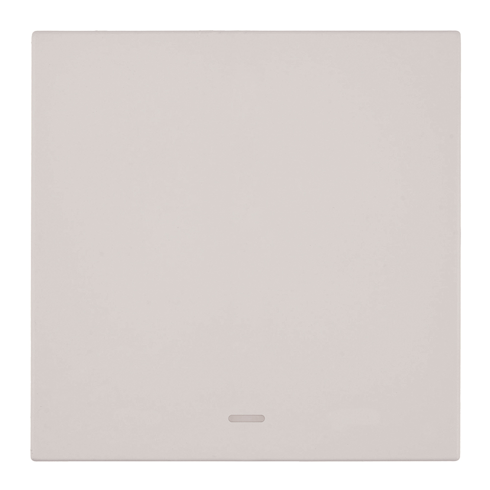 Выключатель 1-клавишный c индикатором (механизм), 250В, 10А, серия Мия, RSW10-3101-08, пудровый жемч