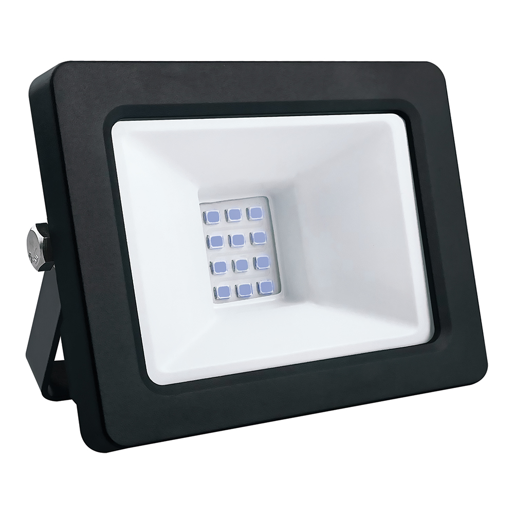 Прожектор светодиодный 2835SMD, 20W синий AC230V/50Hz IP65,  в черном компактном корпусе, LL-902