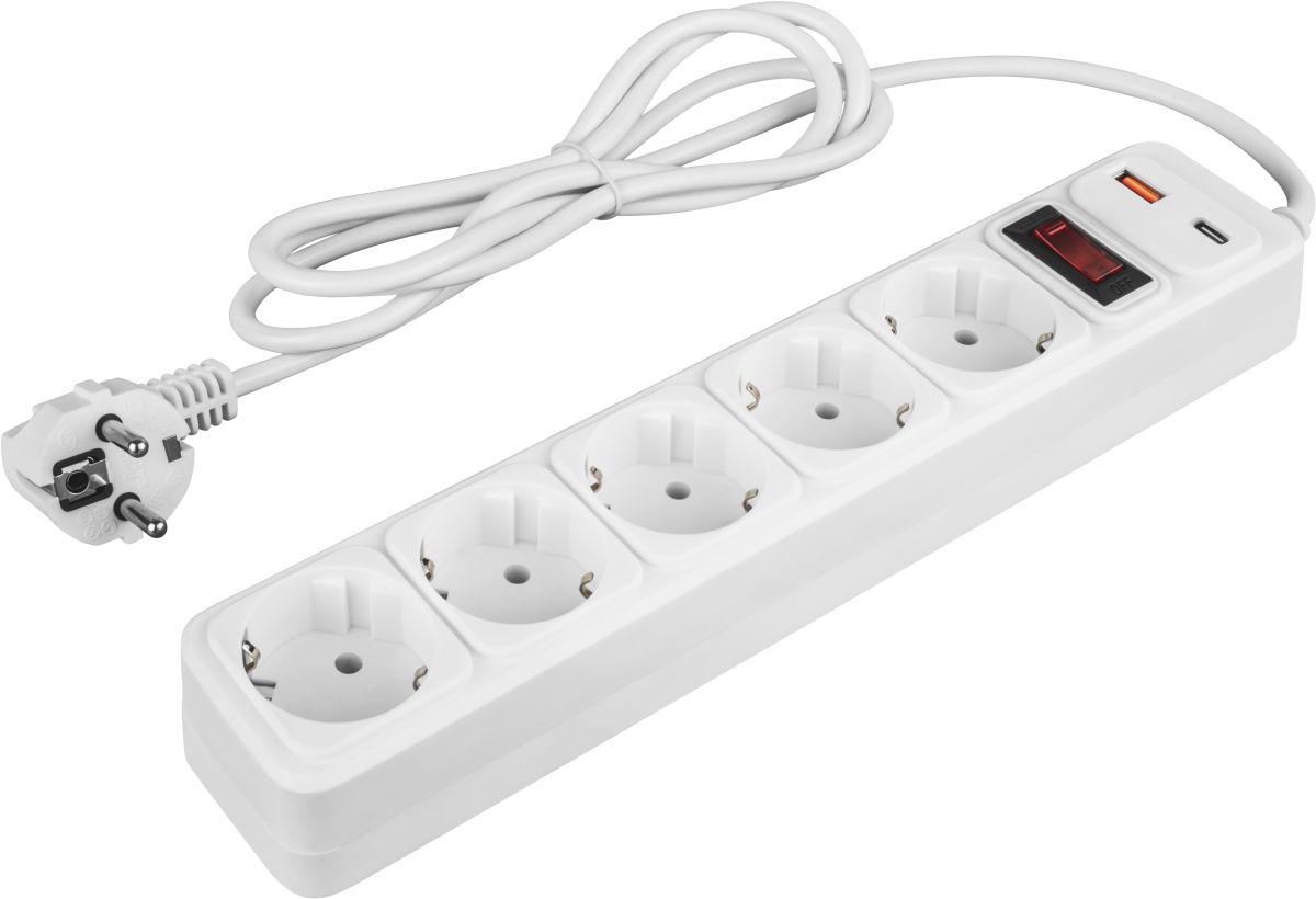 Сетевой фильтр ОНЛАЙТ 90 881 OSP-USB-05-180-ESC-3х0.75-WH