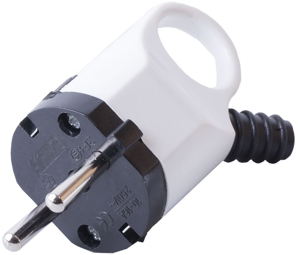 Вилка угловая : с ушком с/з PPG16-40-202, белый