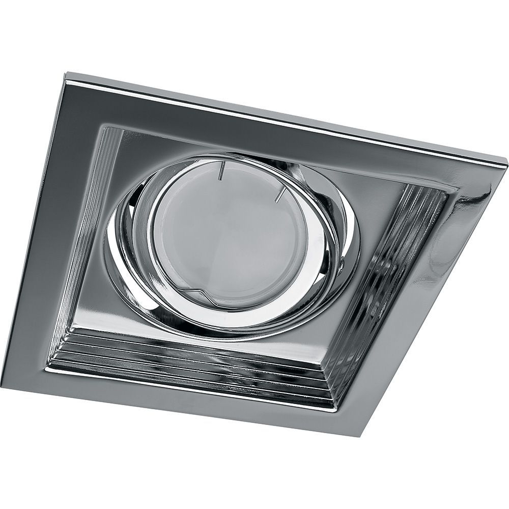 Светильник потолочный встраиваемый, MR16 G5.3 хром, DLT201