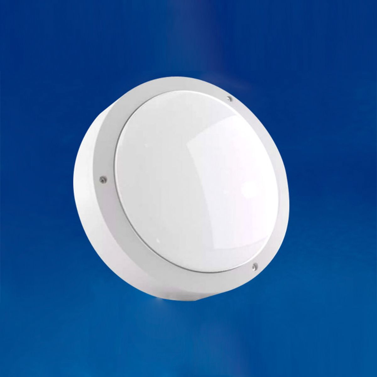 ULW-K13A 10W/5000K IP65 WHITE Светильник светодиодный влагозащищенный. Круг. Белый свет (5000K). 120