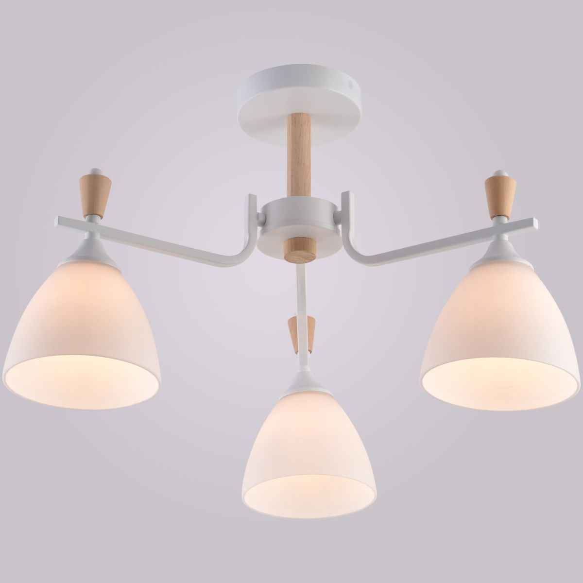 01622-0.3-03 "L" WH+WOOD светильник потолочный