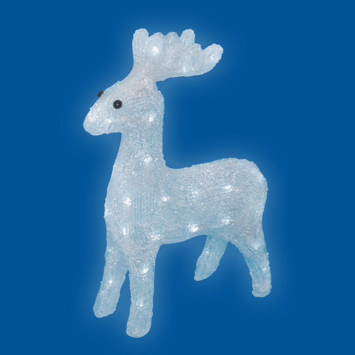 ULD-M3739-040/STA WHITE IP20 DEER Фигура светодиодная «Олень», 40 светодиодов, 37*11*39 см, белый, I