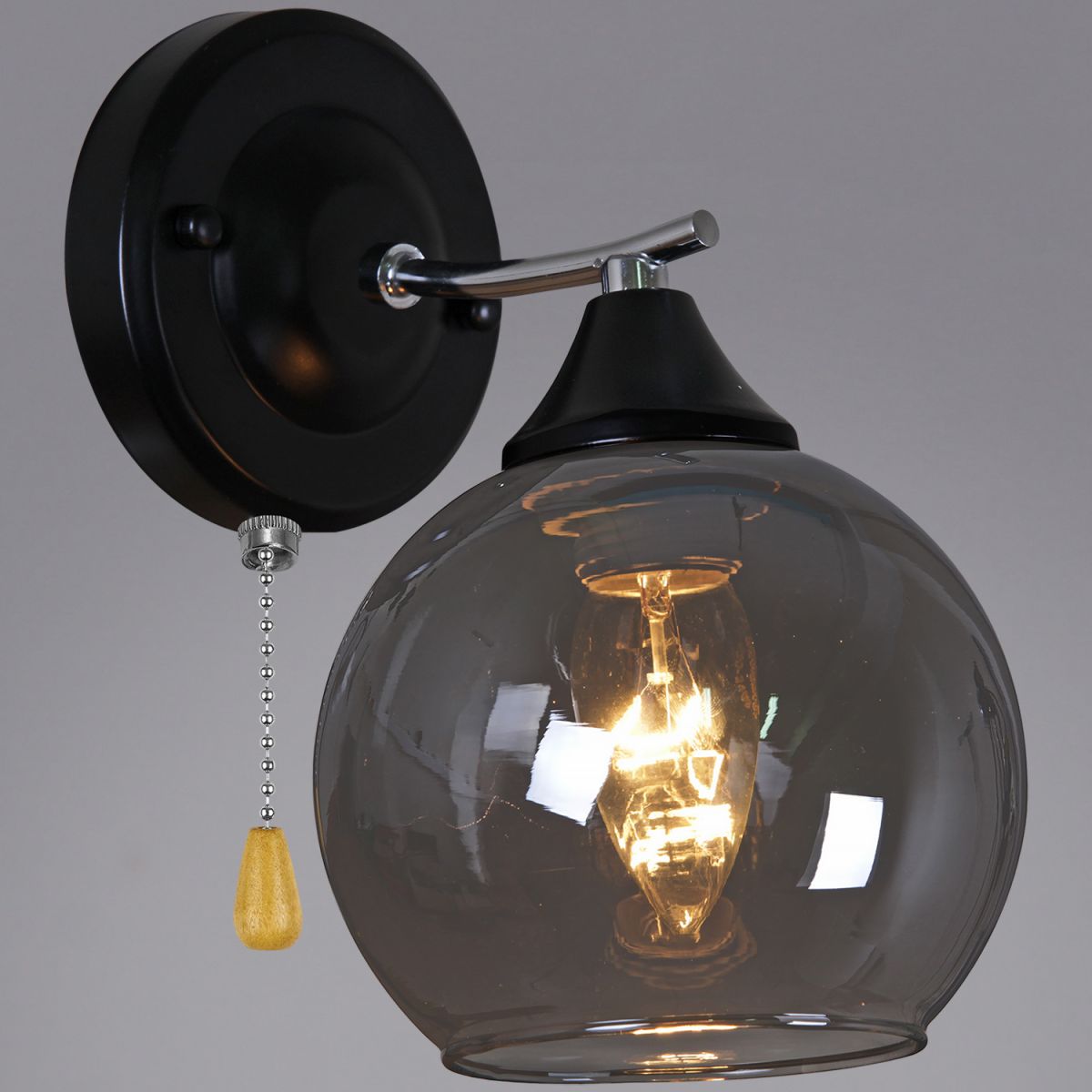 02288-0.2-01 BK+CH светильник настенный