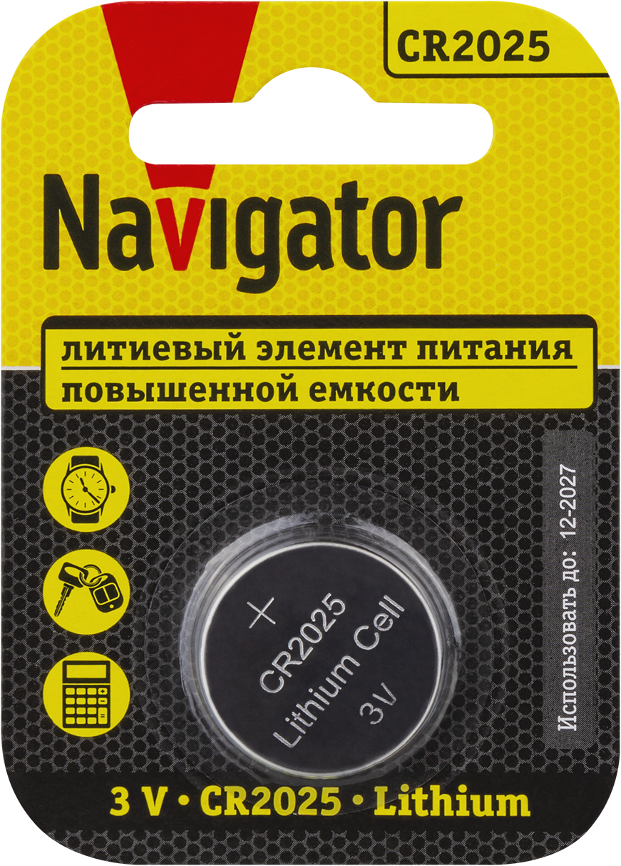 Элемент питания Navigator 93 822 NBT-CR2025-BP1