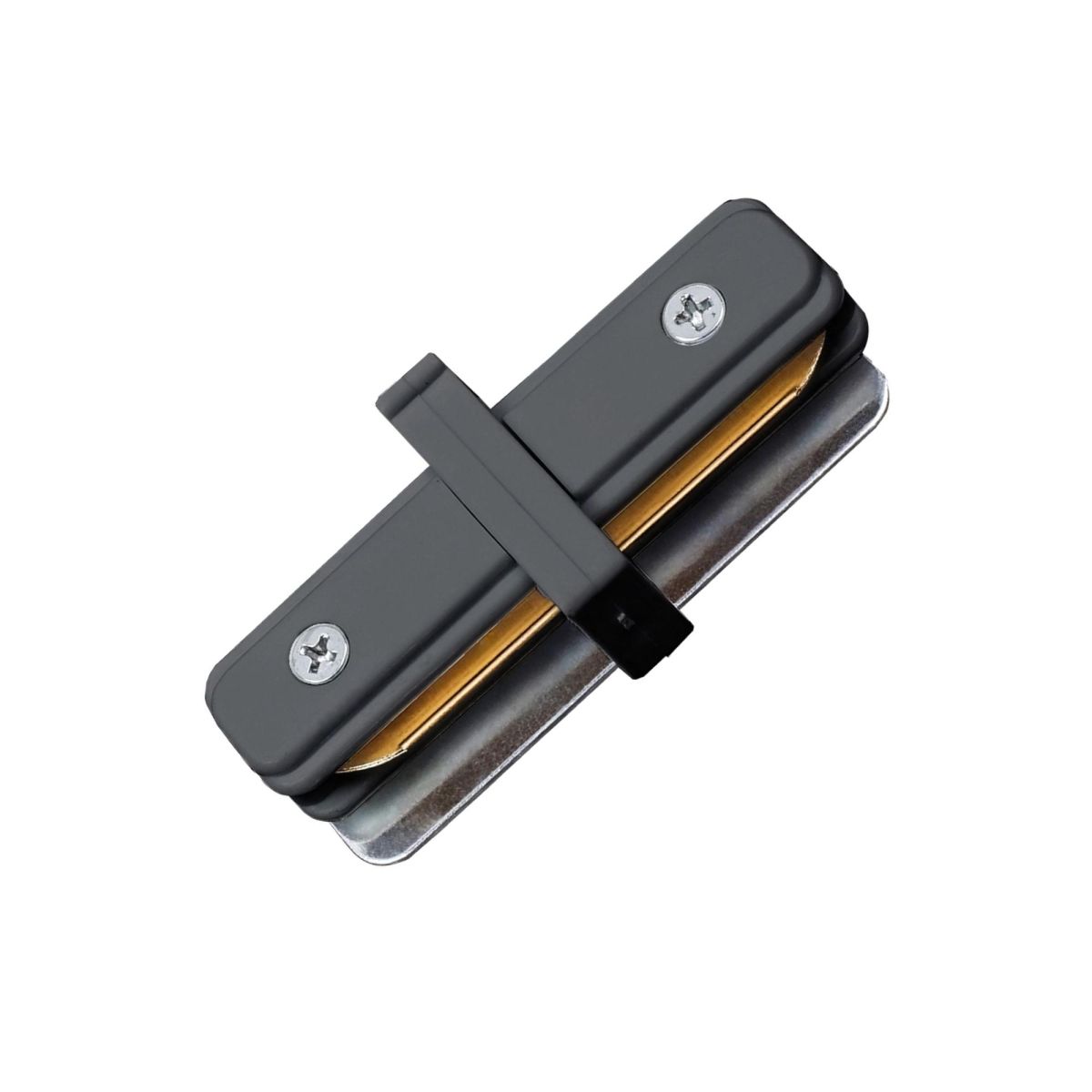UBX-Q122 G11 BLACK 1 POLYBAG Соединитель для 2-х шинопроводов типа G : прямой внутренний. Однофазный. Черный. ТМ Volpe.