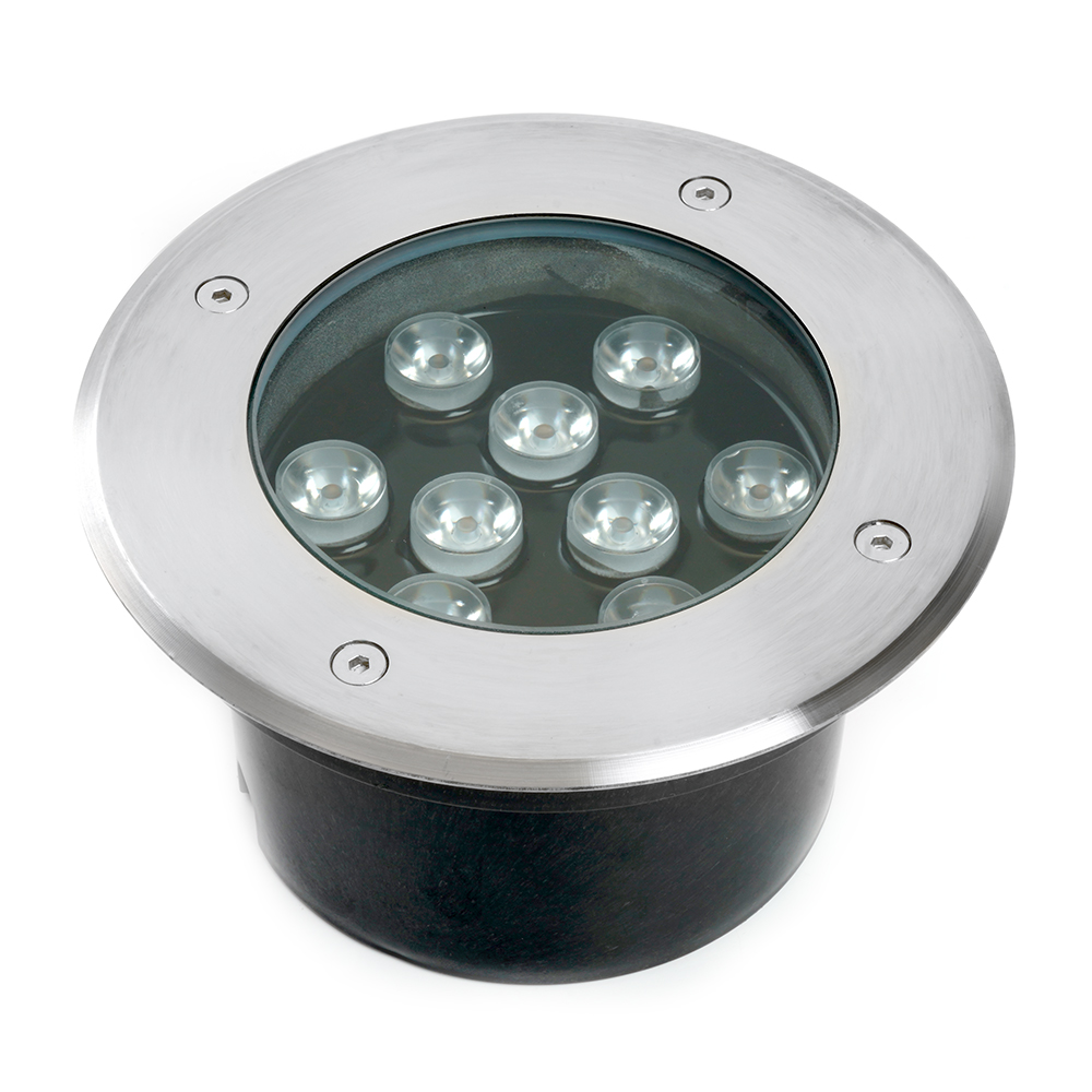 Светильник тротуарный 10W, AC12V, 4000К, D160*H90mm, внутренний диаметр: 110mm, IP 67, SP2803