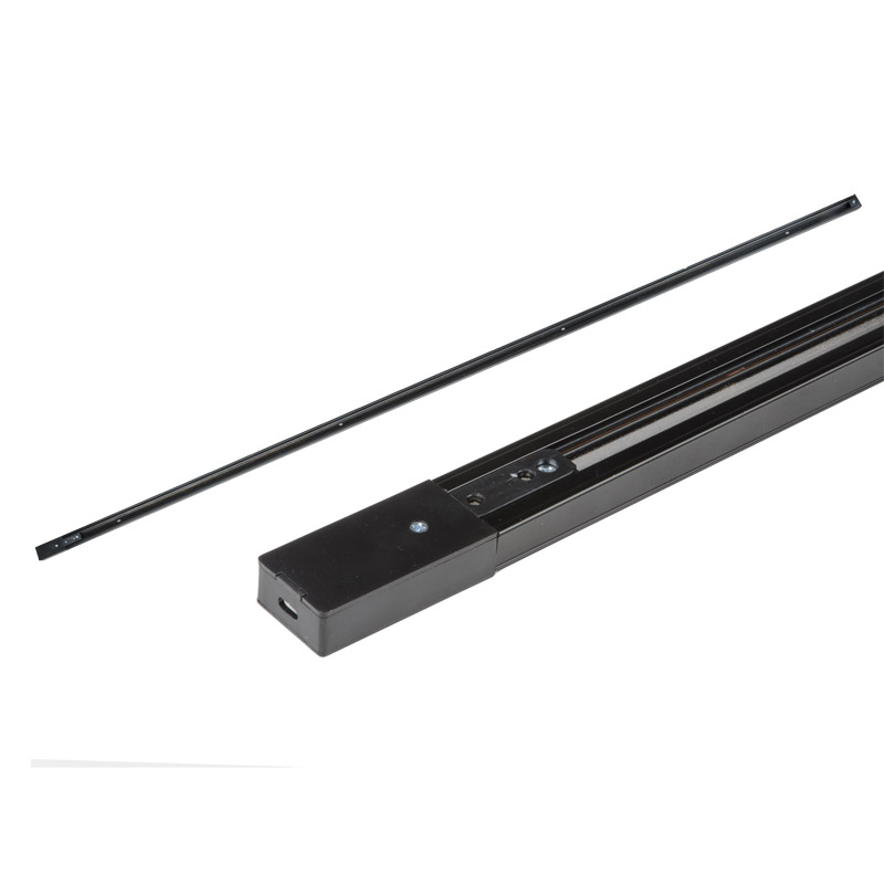 UBX-Q121 KS2 BLACK 300 POLYBAG Шинопровод осветительный, тип К. Однофазный. Черный. Длина 3 м. ТМ Vo