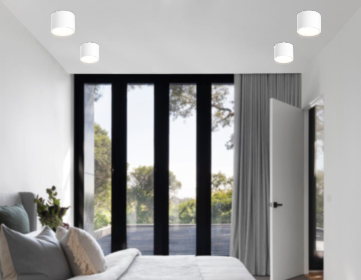 Светильник накладной TN6550 WH белый IP44 GX53 max 15W D82*60