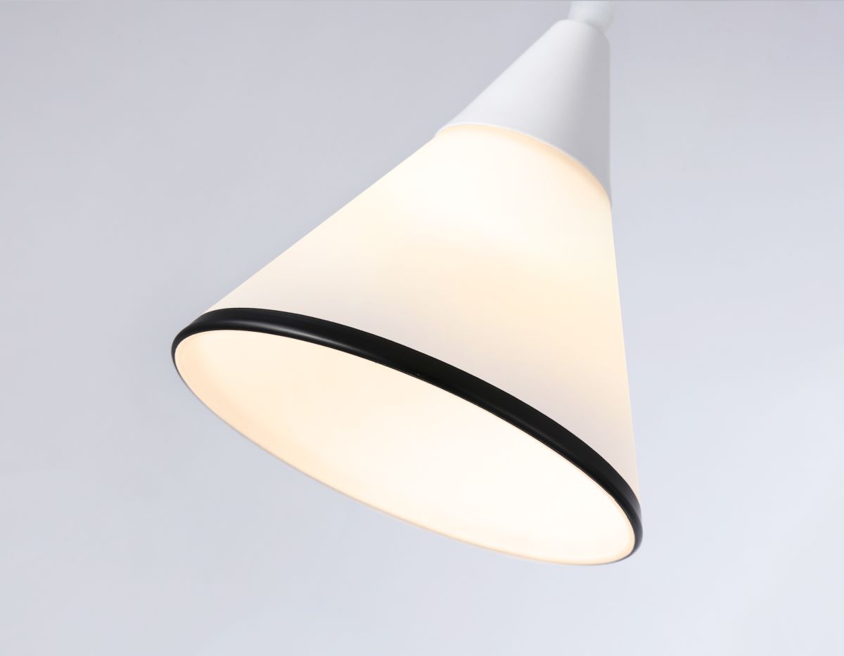 Подвесной светильник TR3166 WH/BK белый/черный E27 max 60W D155*1000