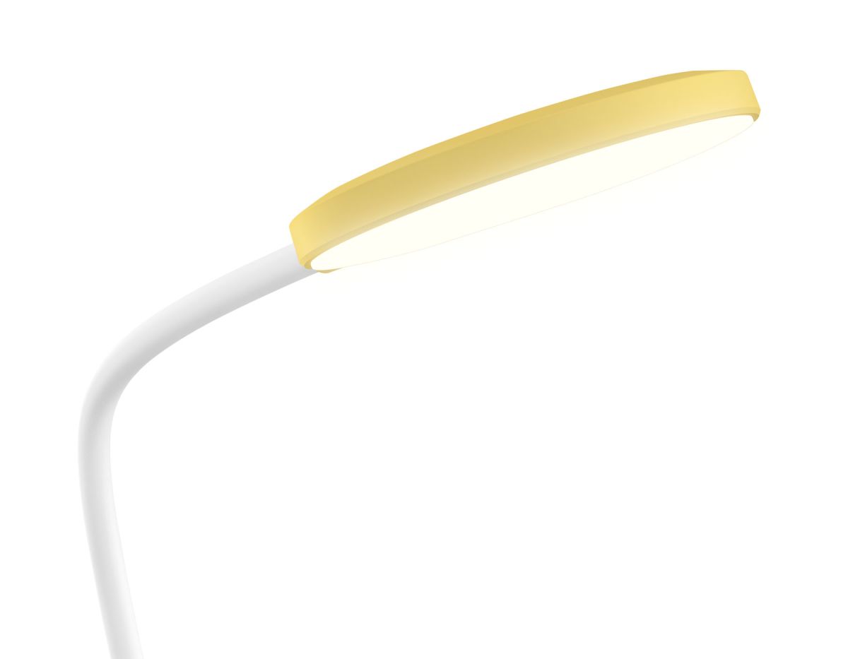 Светильник светодиодный настольный DE602 YL/WH желтый/белый LED 2800-6500K 5W