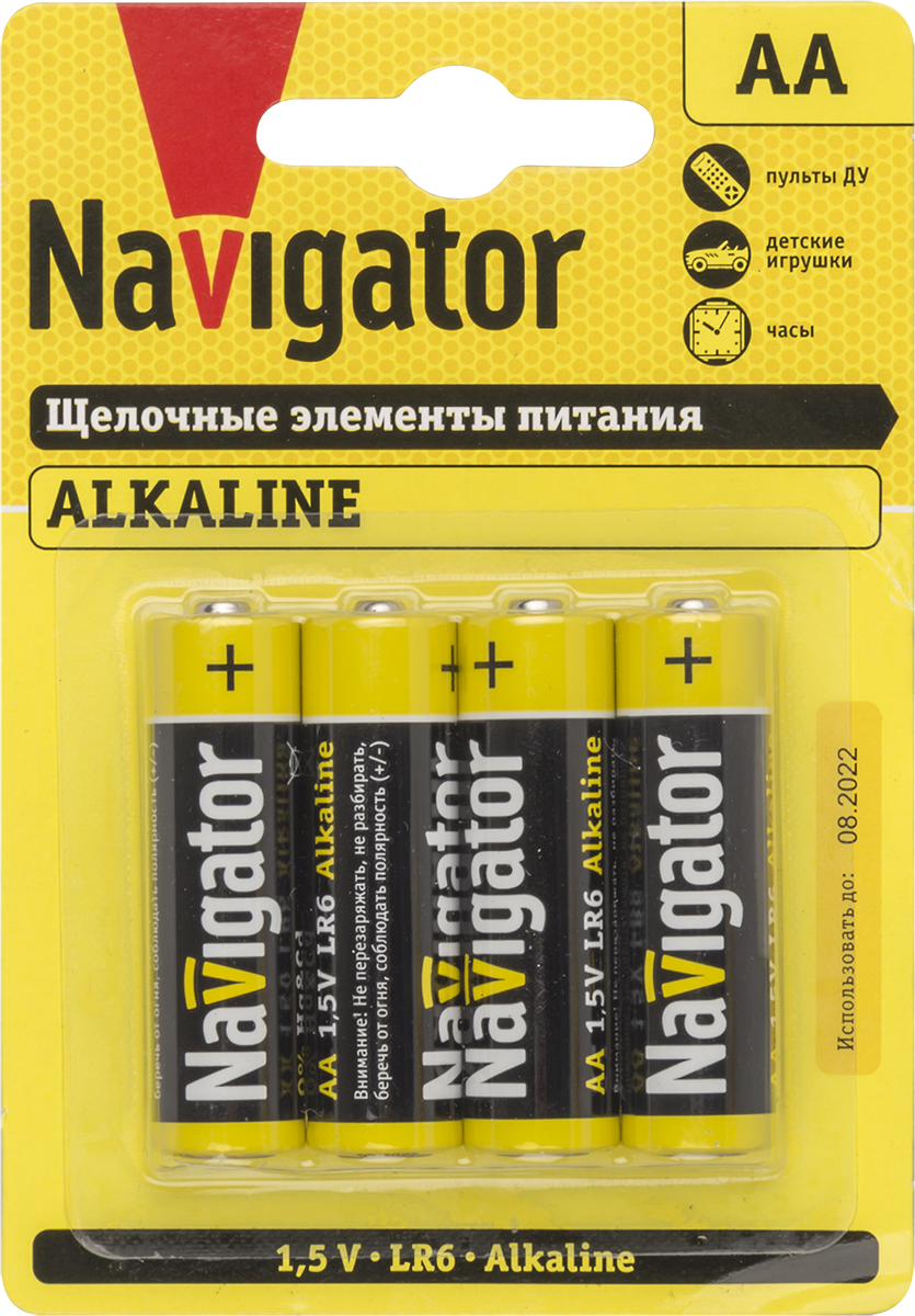 Элемент питания Navigator 61 463 NBT-NPE-LR6-BP4