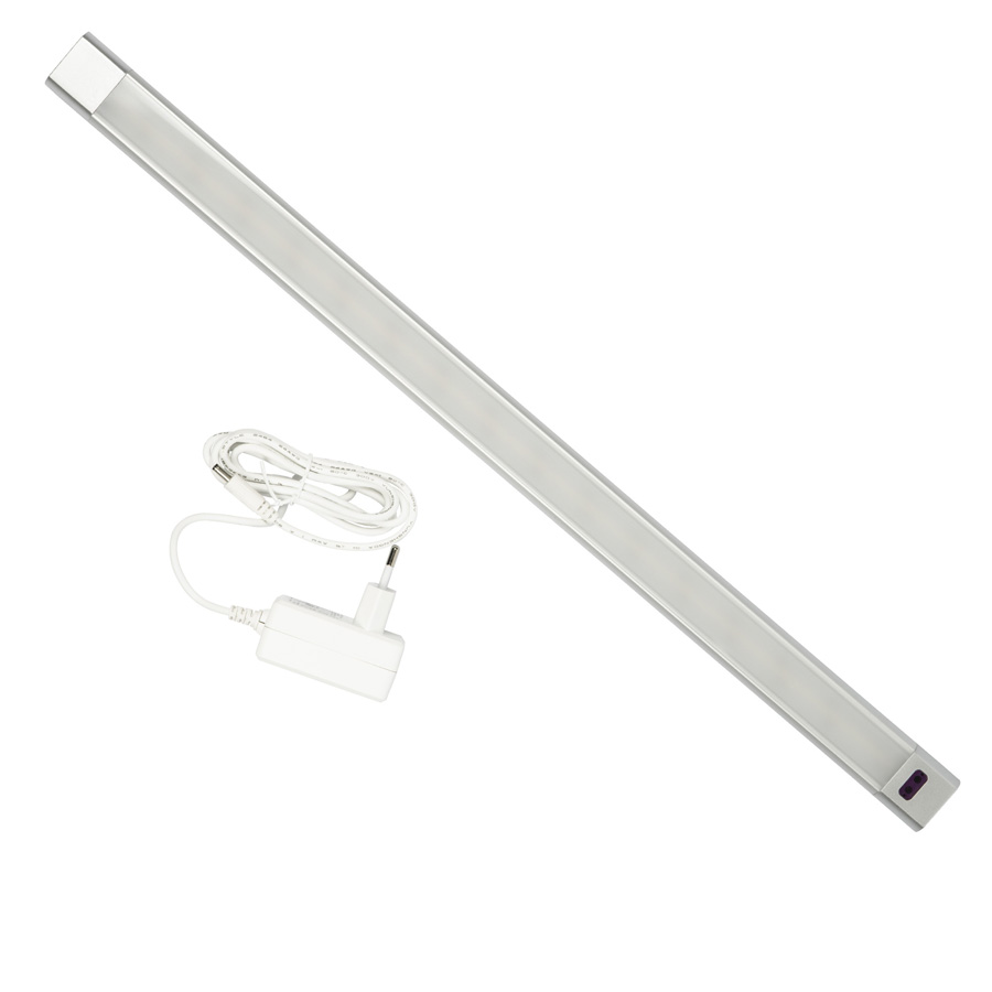 ULI-F46-8W/2700-6000K/DIM SENSOR IP20 SILVER Светильник светодиодный для мебели. 500*30*11,5мм. 600L