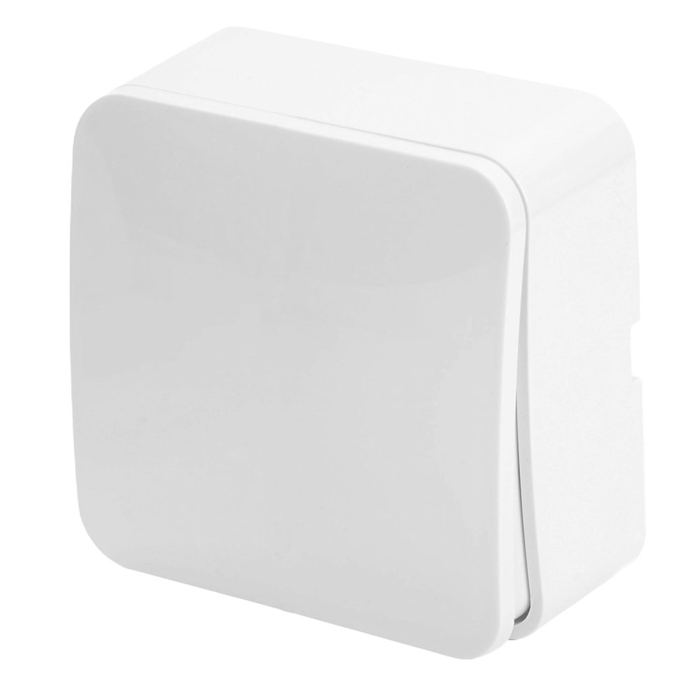 Выключатель открытой установки 1-клавишный, 250В, 10А, IP20, серия София, белый, MSW10-10-01