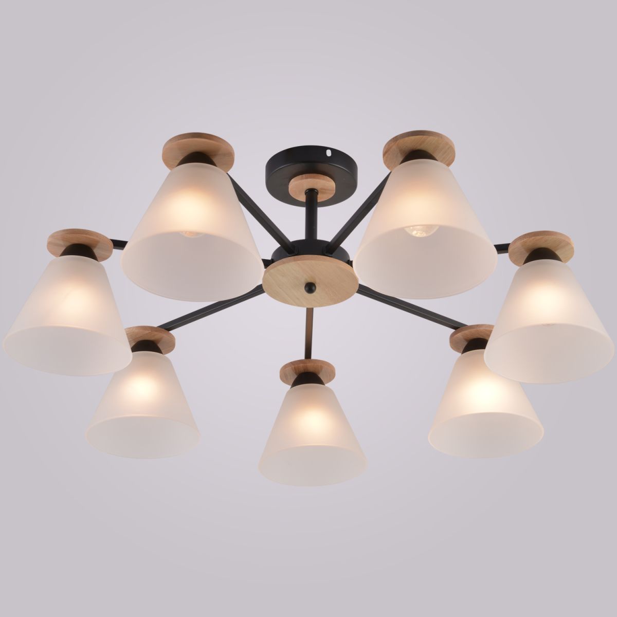 01625-0.3-07 BK+WOOD светильник потолочный