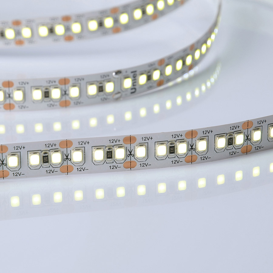 ULS-M16-2835-180LED/m-10mm-IP20-DC12V-17W/m-5M-6500K PROFI Гибкая светодиодная лента на самоклеящейс