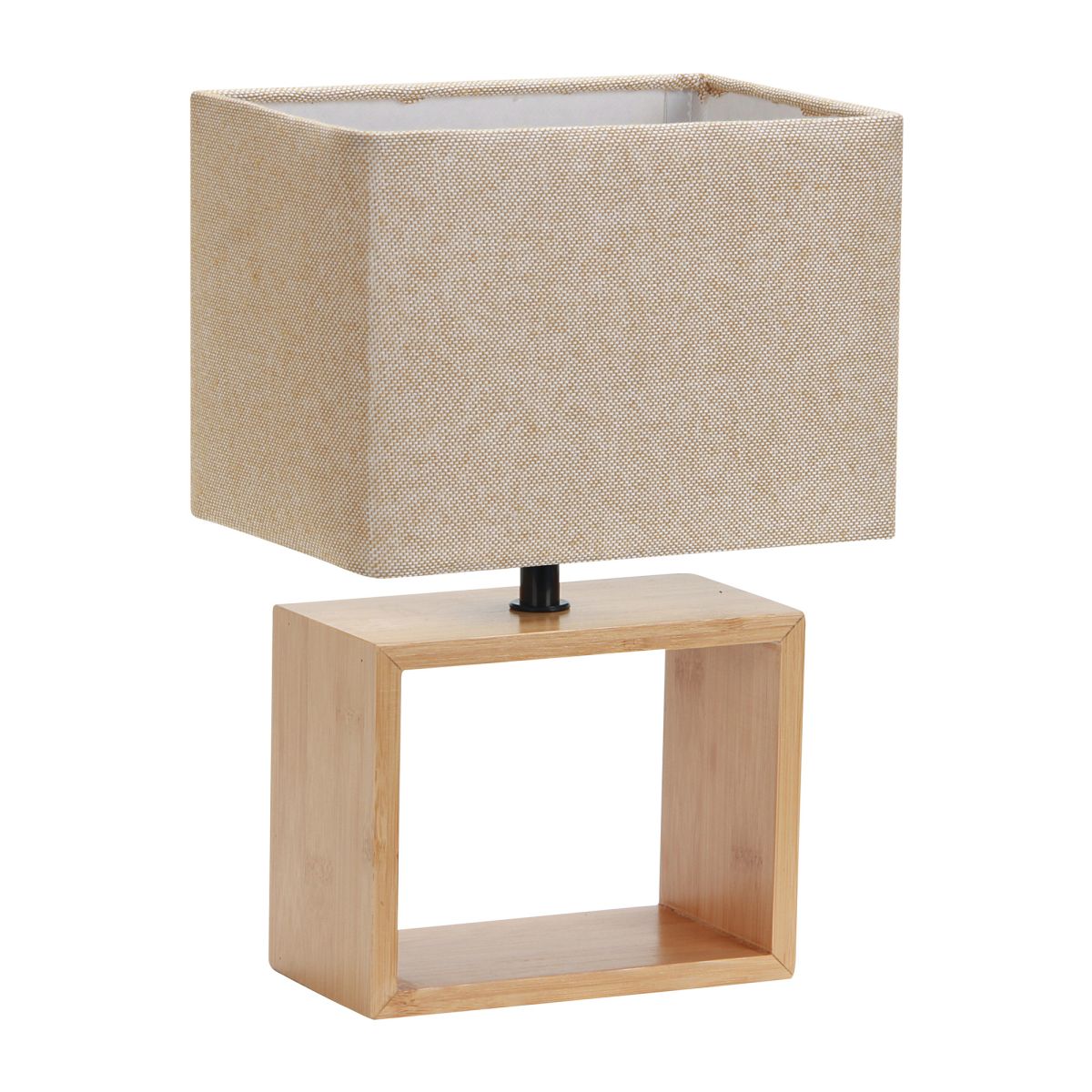 UML-B401 E27 LIGHT GREY/WOOD Светильник настольный декоративный под лампу Е27, 40W. Механический вык