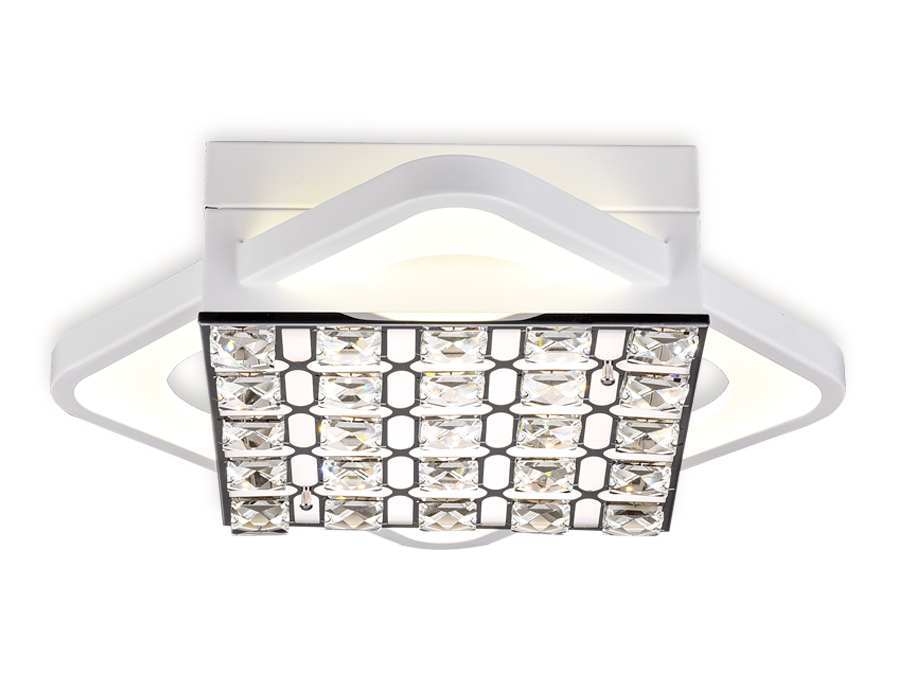 Потолочный светодиодный светильник с пультом FA122 WH белый 54W 300*300*100 (ПДУ РАДИО 2.4)