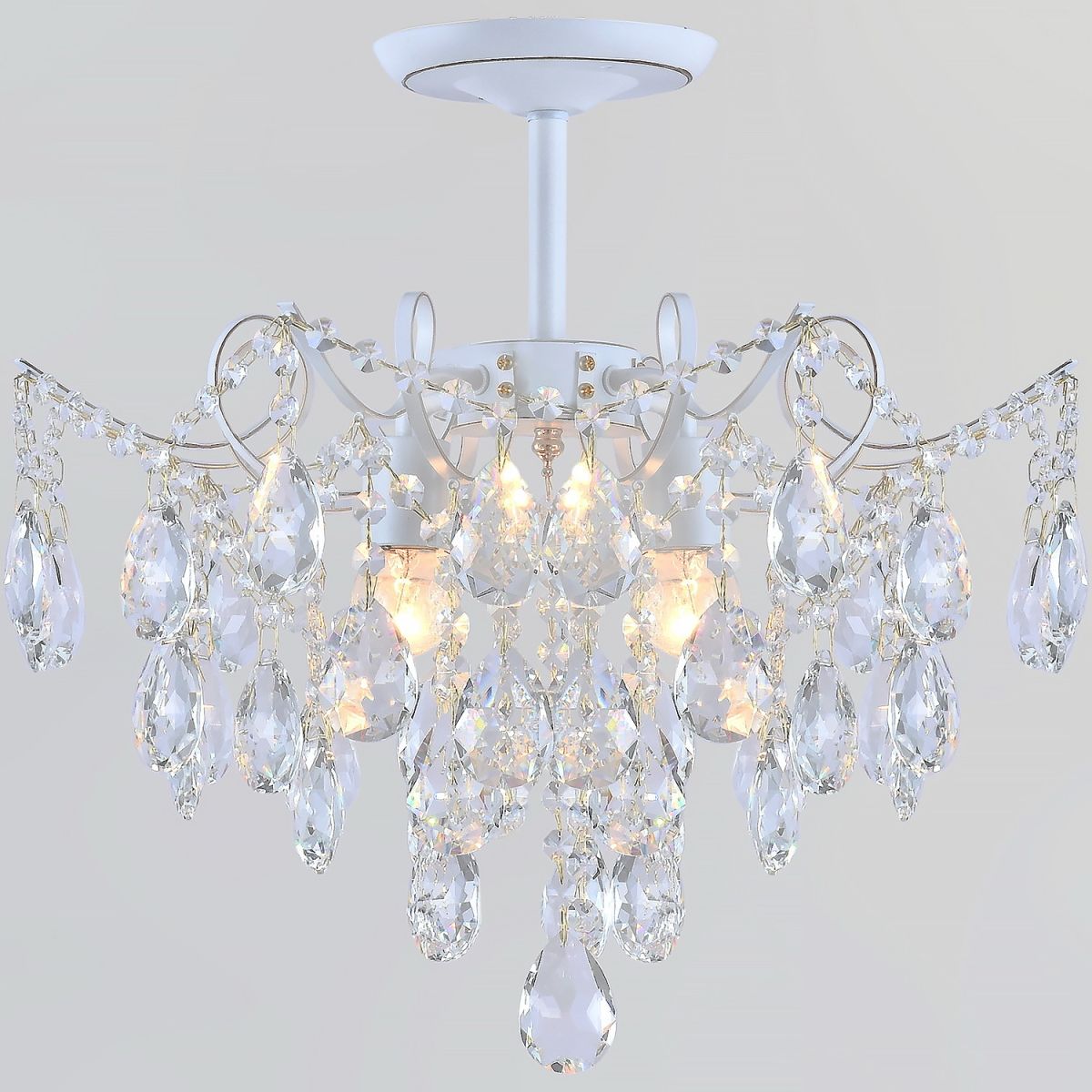 04058-0.3-04 WH+GOLD PN светильник потолочный