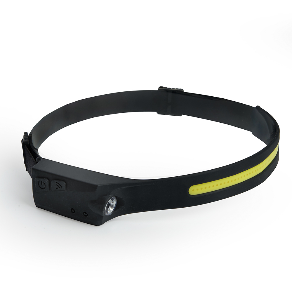 Фонарь налобный c аккумулятором 5W 1500mAh IP44 USB type-C, ABS пластик, резина, TH2310