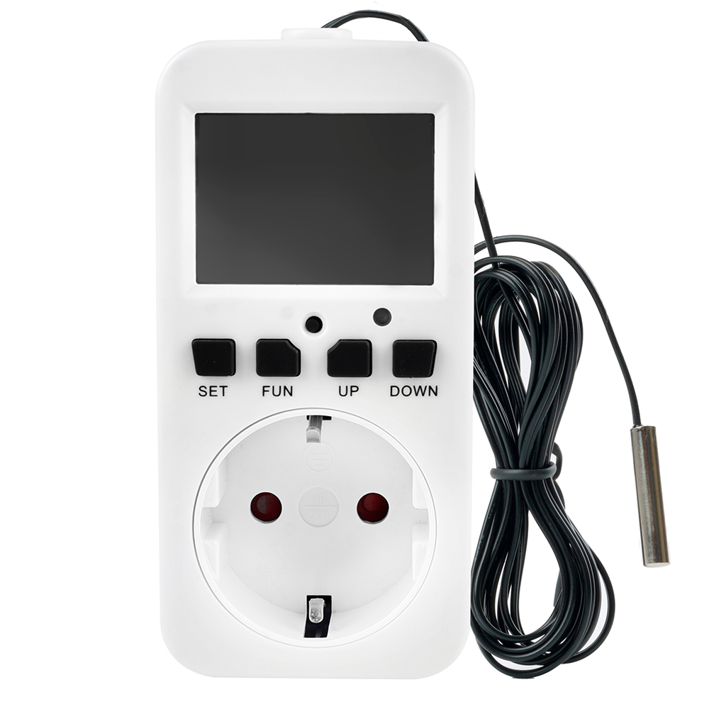 Розетка с таймером (с датчиком контроля температуры) 3600W/16A 230V TM27