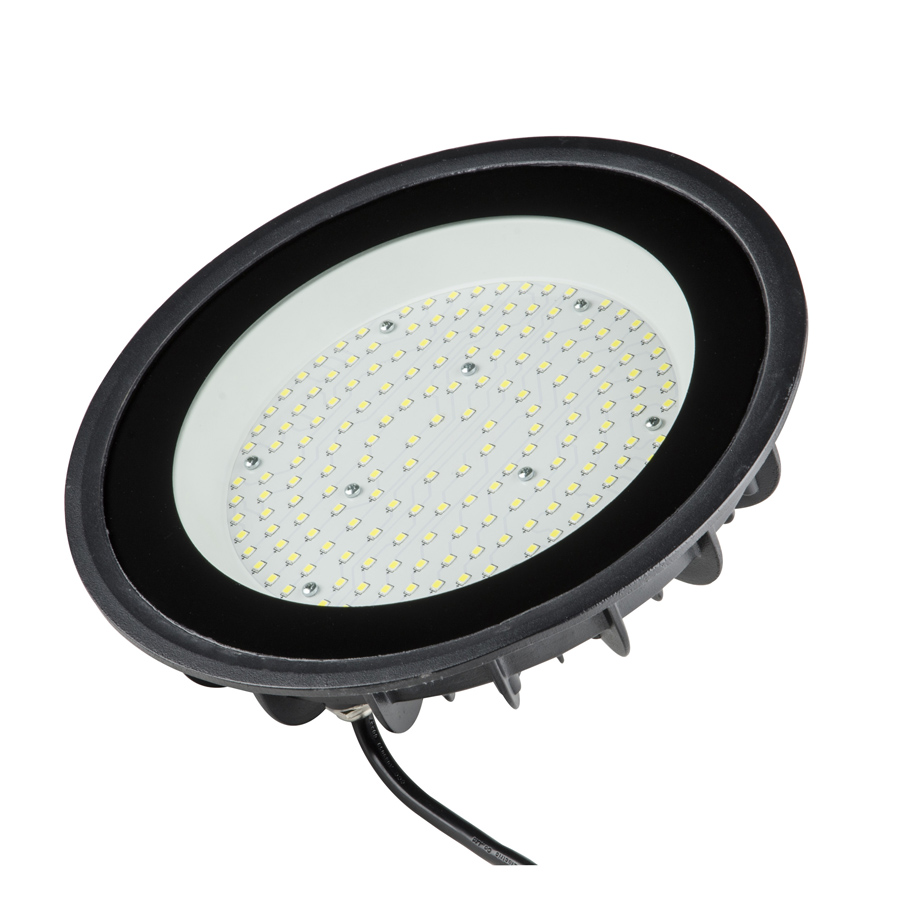 ULY-U35C-200W/6500K IP65 BLACK Светильник светодиодный промышленный. Дневной свет (6500K). Угол 120