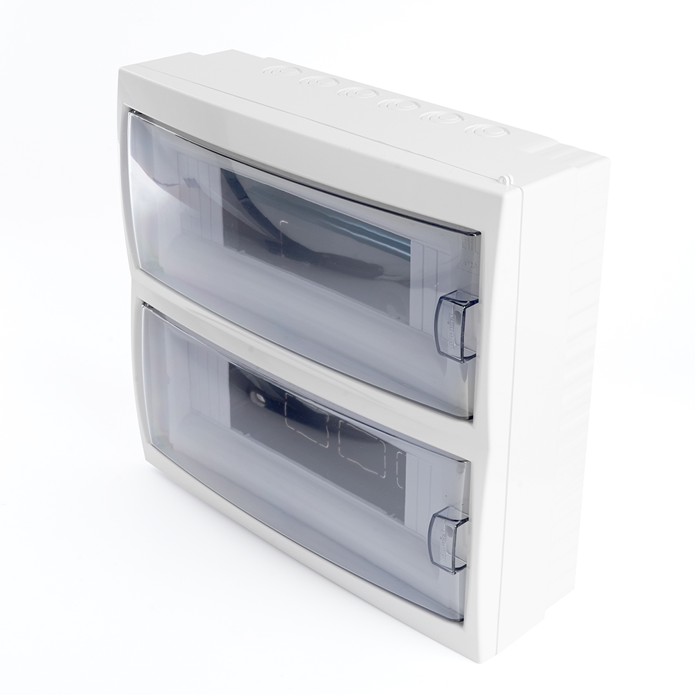 Бокс настенный 24 модуля, пластик, IP20, серия Standart (КНО-24Д), EBX50-3/24-20