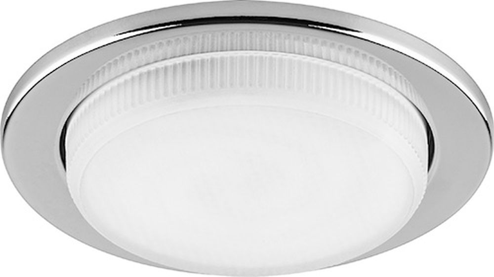 Светильник потолочный встраиваемый, 15W 230V  GX53, хром без лампы, DL53