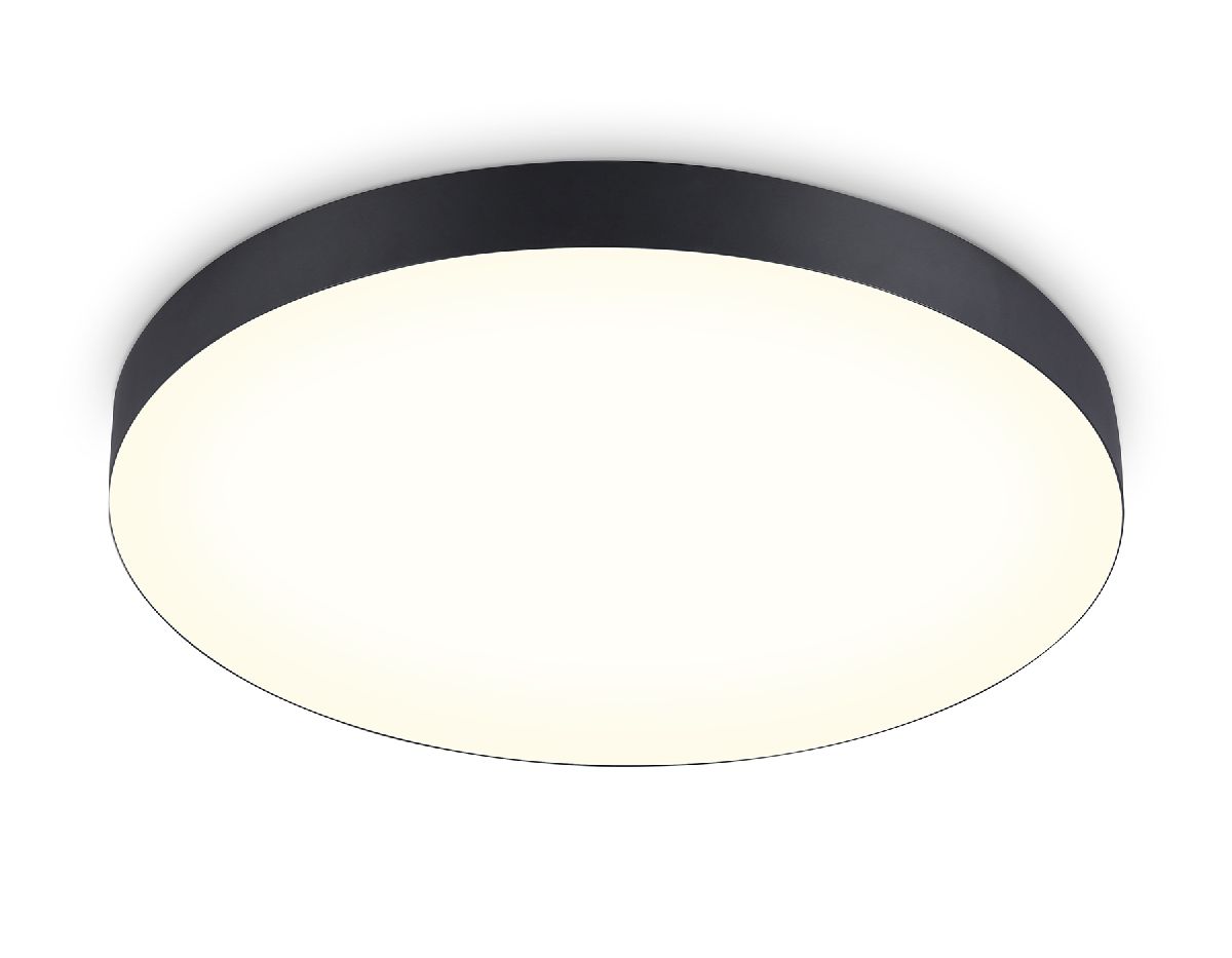 Светильник светодиодный потолочный FV5537 BK черный LED 90W 3000K D600*58 (Без ПДУ)