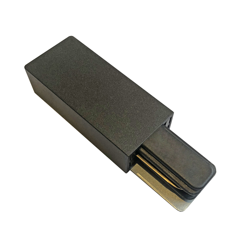 UBX-Q122 G01 BLACK 1 POLYBAG : Ввод питания для шинопровода типа G. Однофазный. Черный. ТМ Volpe.
