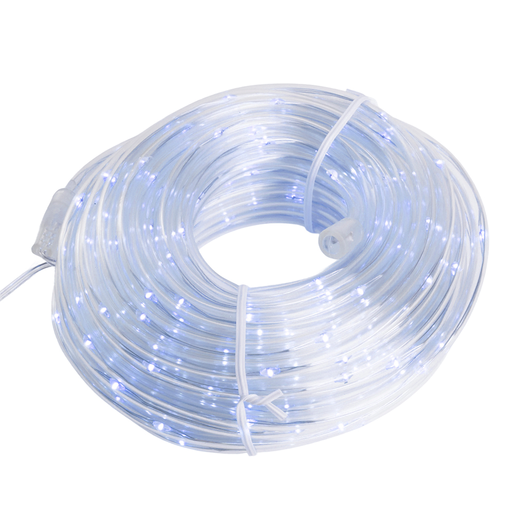 Гирлянда линейная Мини Дюралайт 220V, 260 LED 5000K с контроллером, 15м, IP20,  прозрачный шнур, CL5