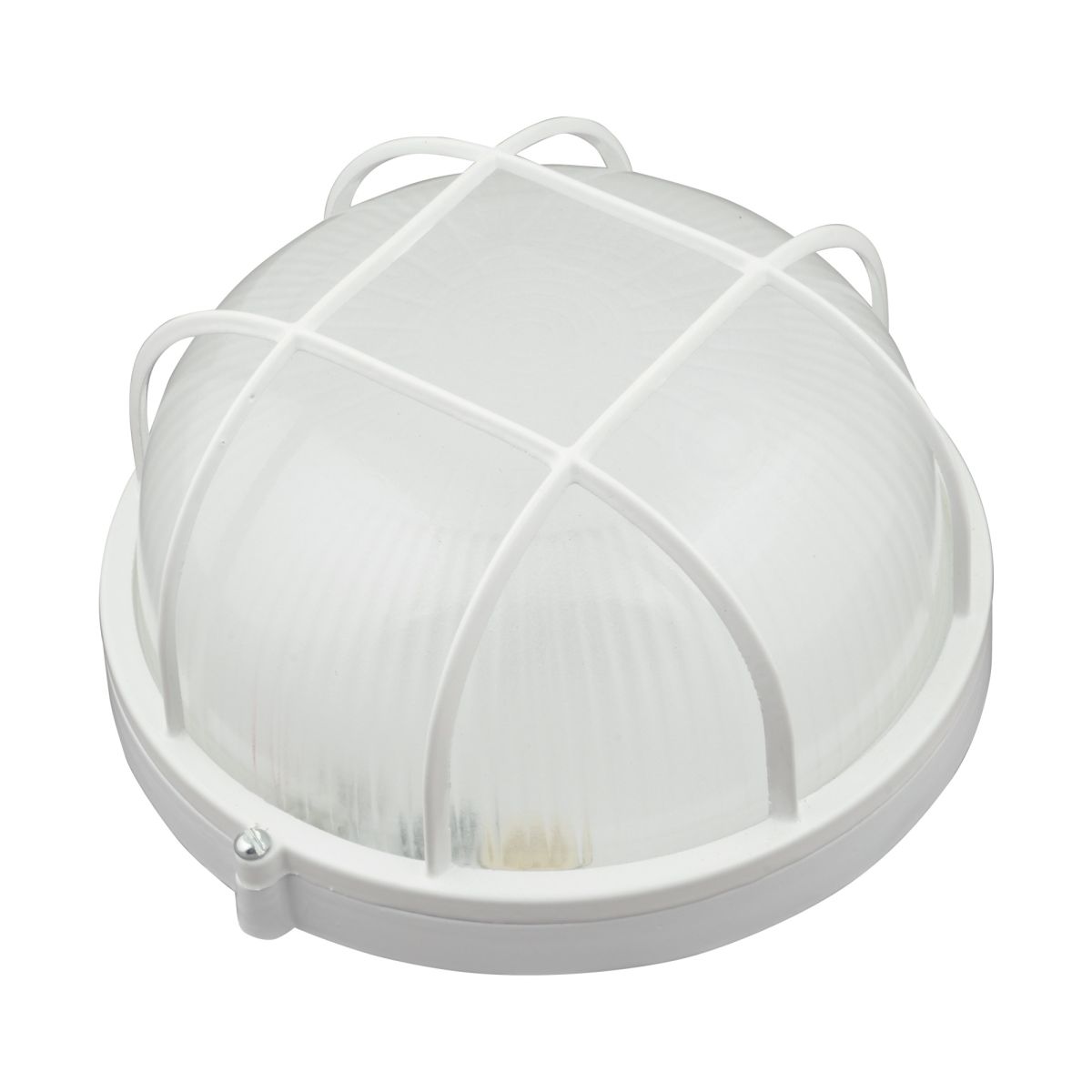 ULW-K22A 8W/4000K IP54 WHITE Светильник светодиодный влагозащищенный. Круг с решеткой. Белый свет (4