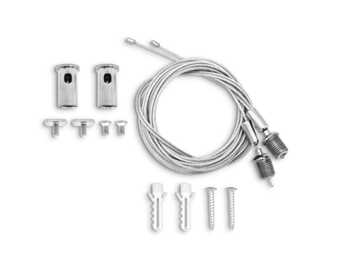 Подвес 1,5м для накладного шинопровода Magnetic standard 48V 10mm GL1999 CH хром