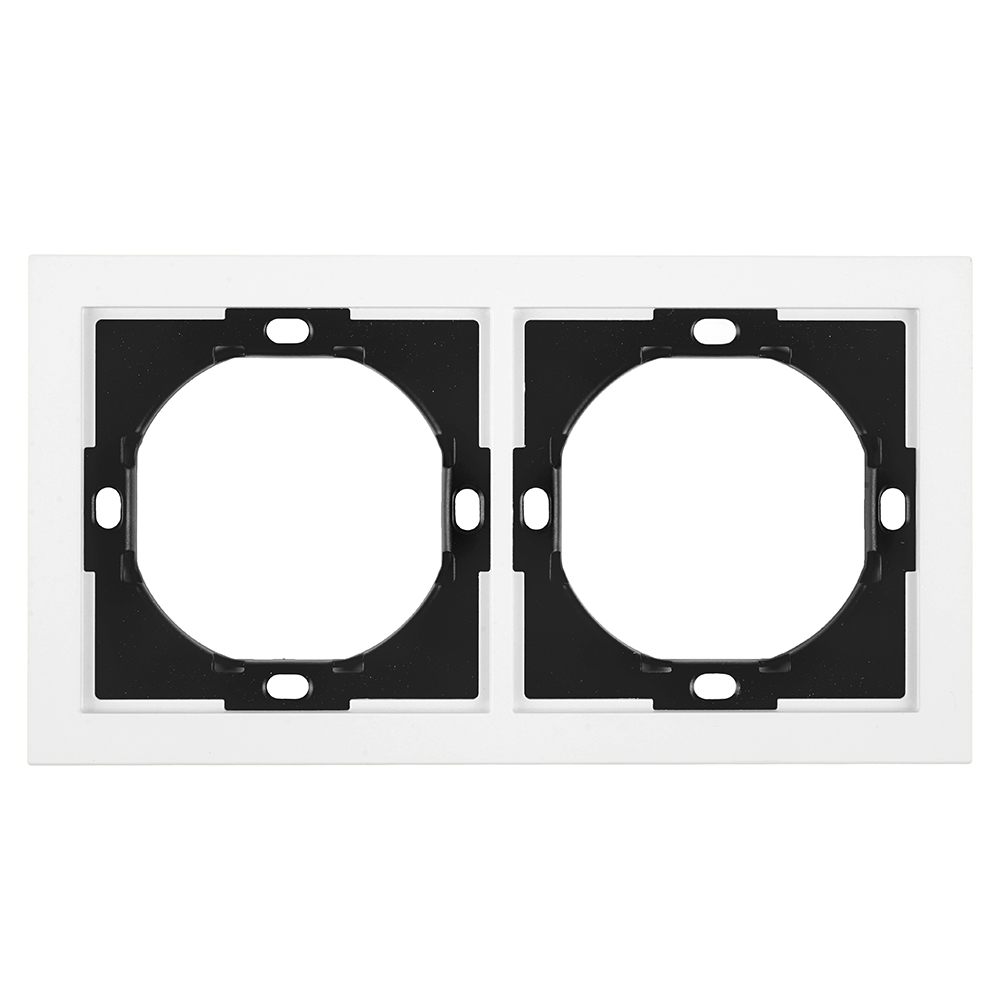 Рамка 2-местная, серия Мия, PFR00-3002-01, белая магнолия