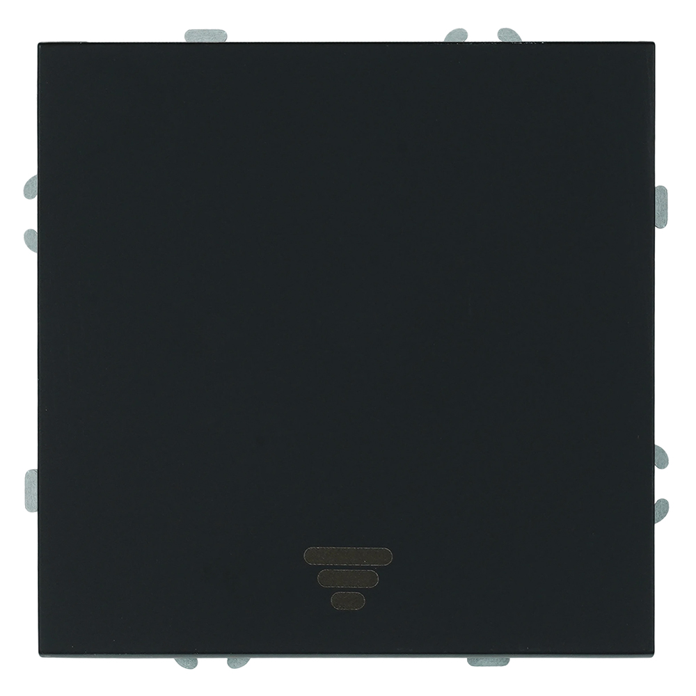 Выключатель 1-клавишный самовозвратный (механизм), 250В, 10А, серия Эмили, RSW10-5112-05, черный уго