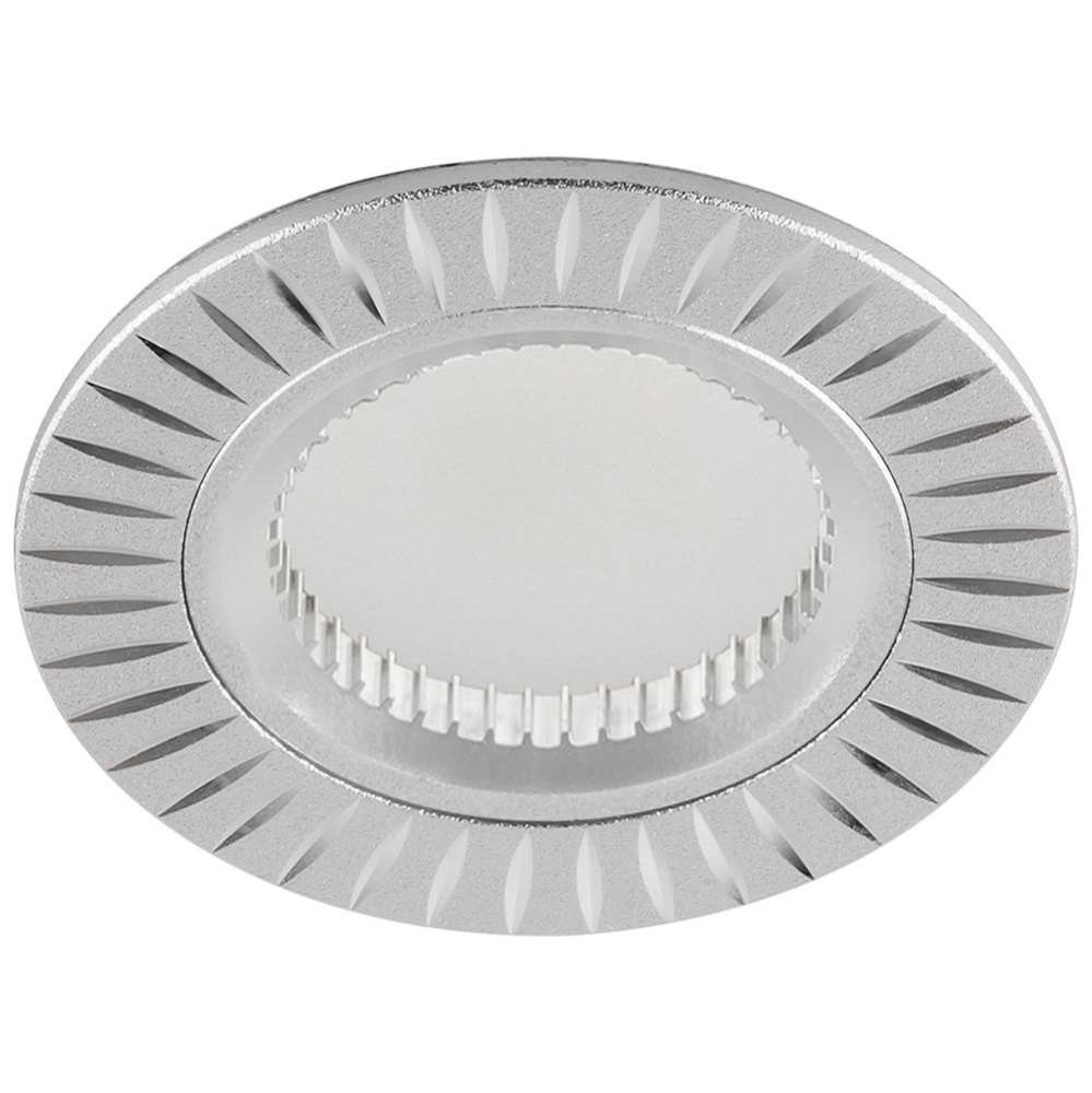 светильник встраиваемый GS-M394 : D/L MR16/Max.50w 12V G5.3 Ø79*25mm Ceiling Hole:Ø60mm//Aluminium Silver CE