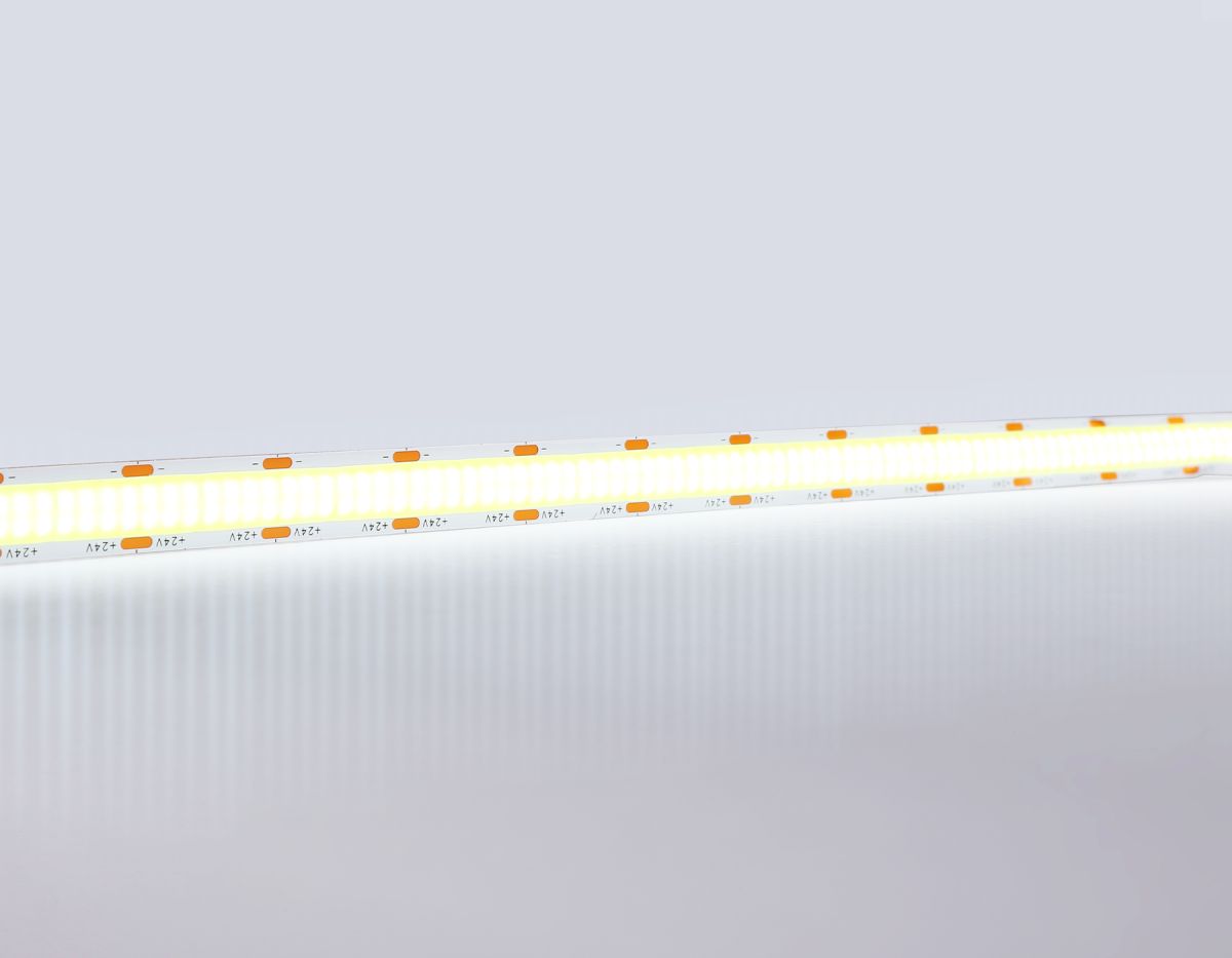Светодиодная лента GS4803 COB 616Led/19W m/ 24V IP20 6500K/ 5m*12mm*2mm кратность резки 22.5mm (2 ко