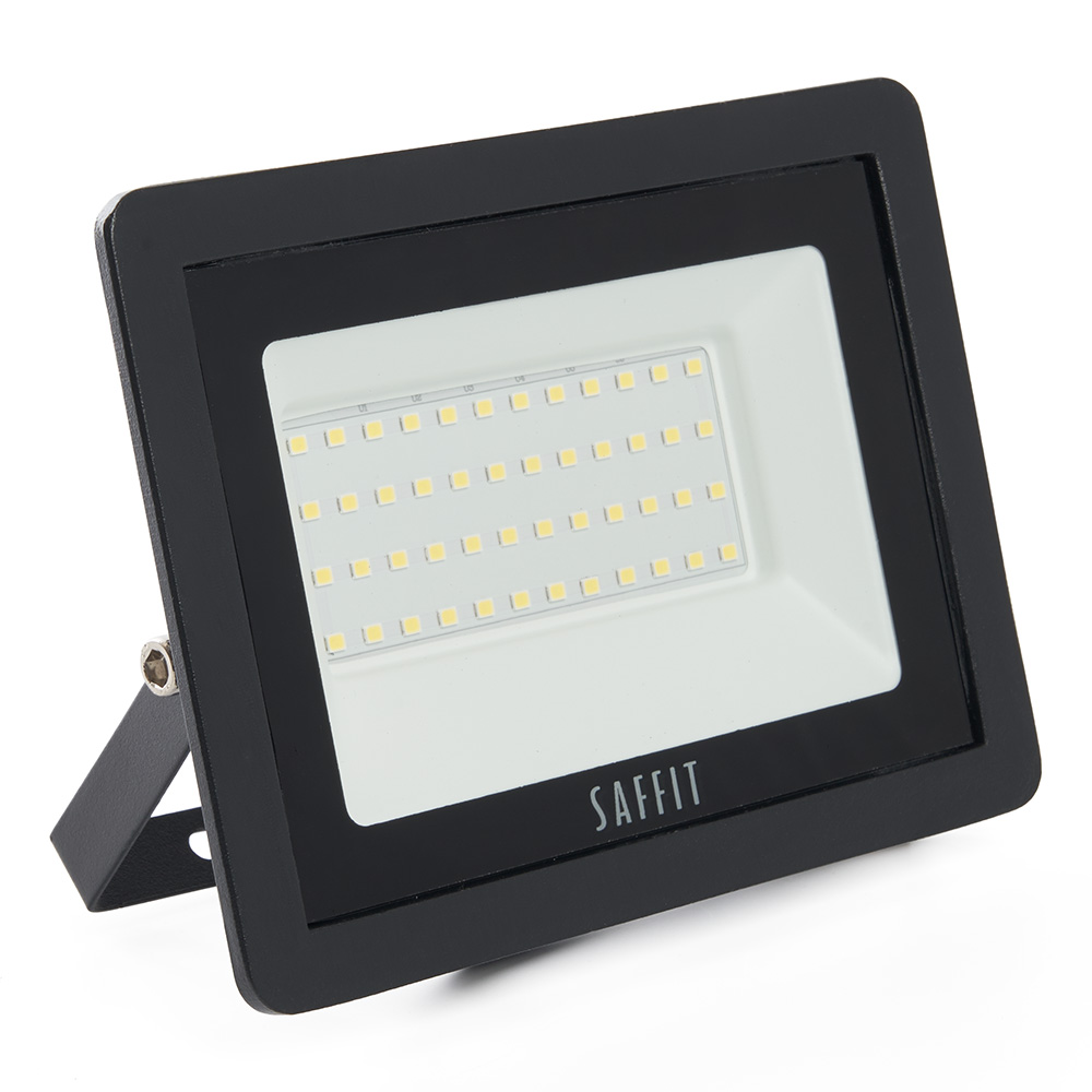 Прожектор светодиодный : 2835 SMD, 50W 4000K  AC220V/50Hz IP65, черный в компактном корпусе, SFL90-50