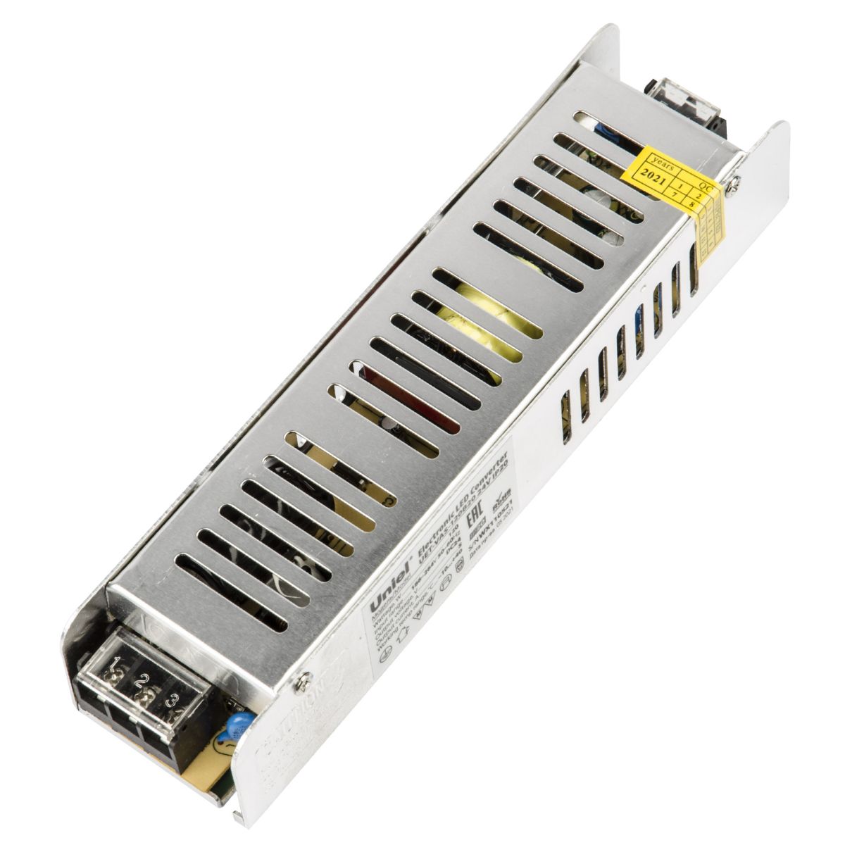 UET-VAS-120B20 24V IP20 Блок питания, 120Вт. Металлический корпус. TM Uniel