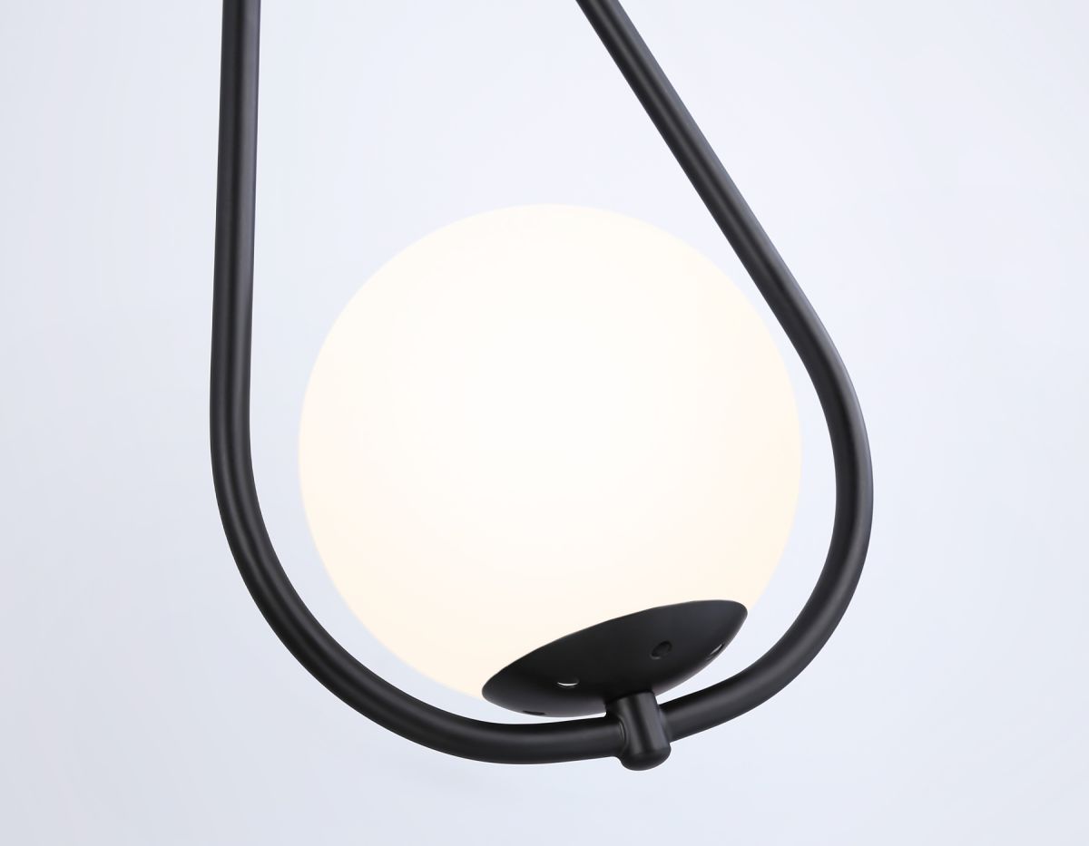 Подвесной светильник TR2598 BK черный E27 max 60W D150*1000