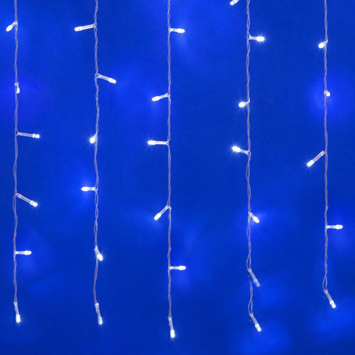 ULD-C1515-160/DTA WHITE IP20 Занавес светодиодный,1,5х1,5 м, 160 led, белый, с контроллером, провод